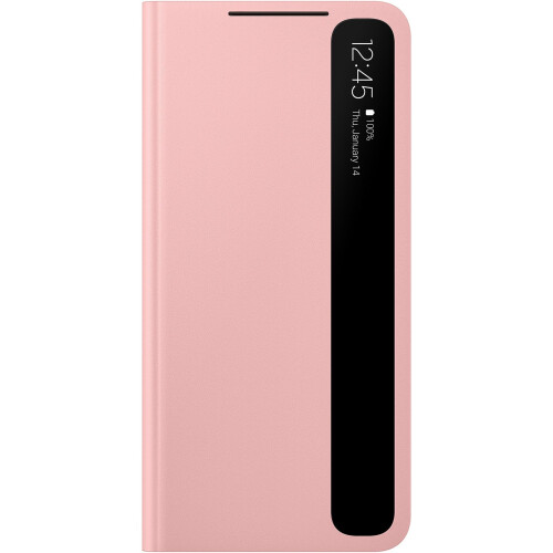 Samsung EF-ZG991 - Smart Clear View Hoesje - Antibacterieel - Roze Tweedehands