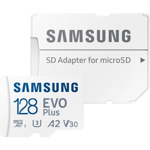 Samsung EVO Plus (2020) - microSDXC 128GB - UHS-I tot 100MB/s - 4K UHD compatibel