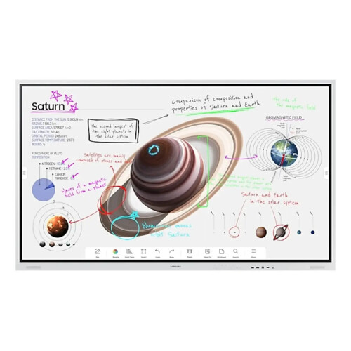 Samsung Flip Pro Wm75b 75 Inch 4k Uhd Interactief Whiteboard Display Met Multi-touch En Tizen Os 6.5 Besturingssysteem | Nieuw (outlet)