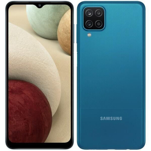 Samsung Galaxy A12 - Blauw - 64 GB - Dubbele fysieke simkaart Tweedehands