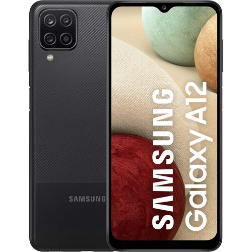 Samsung Galaxy A12 - Zwart - 128 GB - Dubbele fysieke simkaart Tweedehands