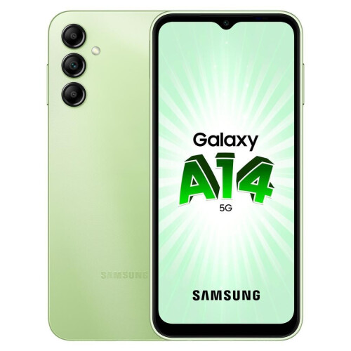 Samsung Galaxy A14 5G - Groen - 128 GB - Dubbele fysieke simkaart