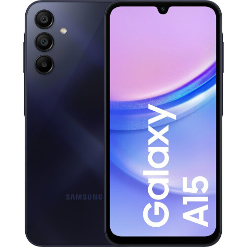 Samsung Galaxy A15 - 4G - 128GB - AMOLED 6,5 inch - Blauw zwart Tweedehands