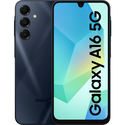 Samsung Galaxy A16 5G - 128GB - Drievoudige camera - Blauw zwart Tweedehands