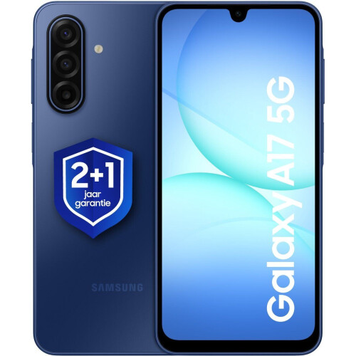 Samsung Galaxy A17 5G - 128GB - Triple camera 50MP - Blauw
