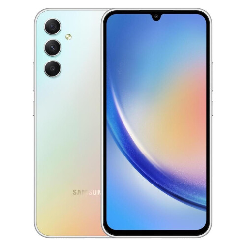Samsung Galaxy A34 - Zilver - 256 GB - Dubbele fysieke simkaart Tweedehands