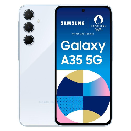 Samsung Galaxy A35 - Blauw - 128 GB - Fysieke simkaart + eSIM