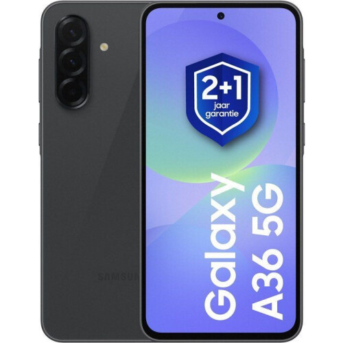 Samsung Galaxy A36 - 5G - 256GB - AI-functies - Awesome Black Tweedehands