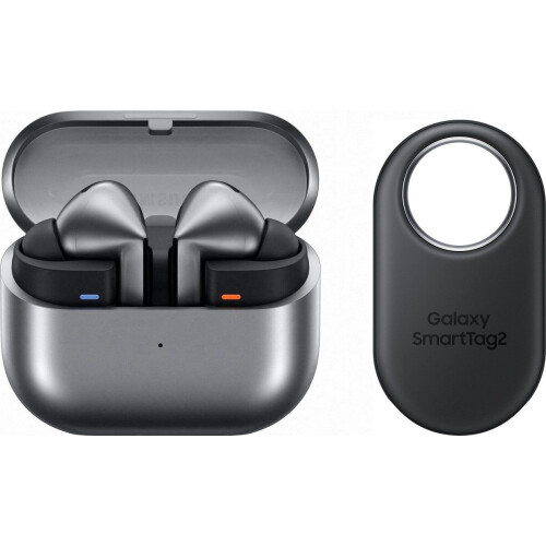 Samsung Galaxy Buds3 Pro - TWS - ANC - Grijs + SmartTag2 Zwart