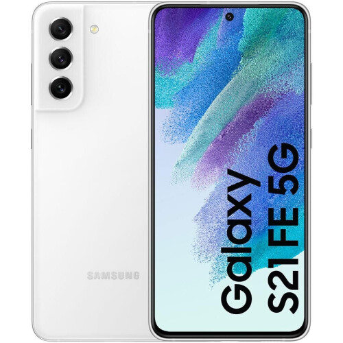 Samsung Galaxy S21 FE 5G - Wit - 128 GB - Dubbele fysieke simkaart Tweedehands