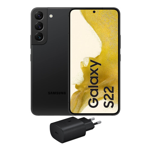 Samsung Galaxy S22 5G - Smartphone - 128GB - Display 6.1 Dynamic AMOLED 2X - 4 Fotocamere - Zwart (Phantom Black) (2022) Tweedehands