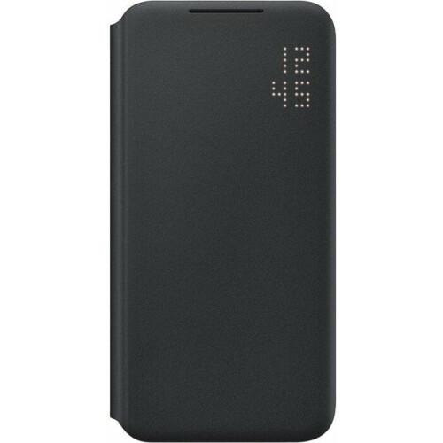 Samsung Galaxy S22 Plus (S906) - LED Wallet Case - Antibacterieel - Zwart