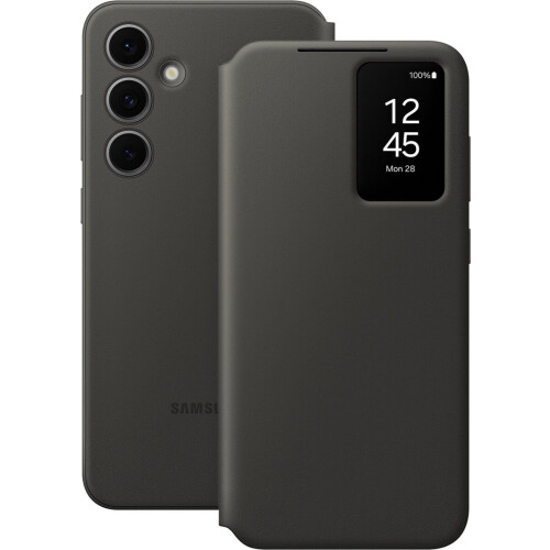 Samsung Galaxy S24 FE - Smart View Wallet Case - Kijkvenster - Zwart