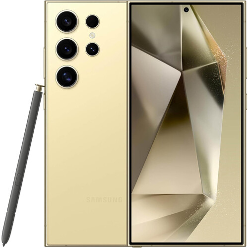Samsung Galaxy S24 Ultra - Smartphone - 6.8''QHD+ Dynamic AMOLED 2X 200MP camera 12GB RAM 256GB 5000 mAh Titanium Yellow