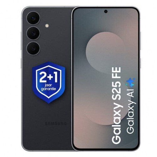 Samsung Galaxy S25 FE - 128GB - 50MP camera - Black Tweedehands