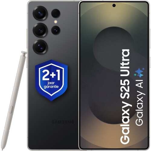 Samsung Galaxy S25 Ultra 5G - 256GB - AI functies - Titanium Black Tweedehands
