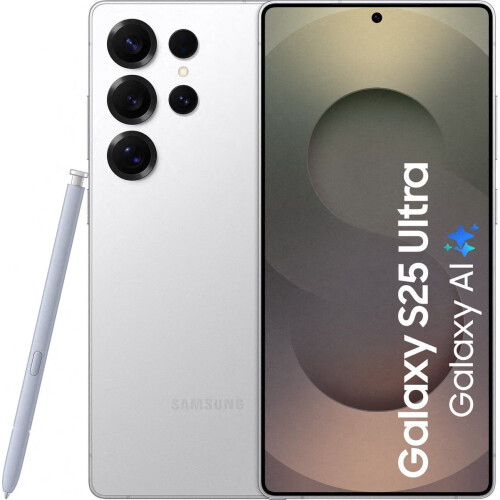 Samsung Galaxy S25 Ultra 5G - 256GB - Snapdragon 8 Elite - Titanium White Silver