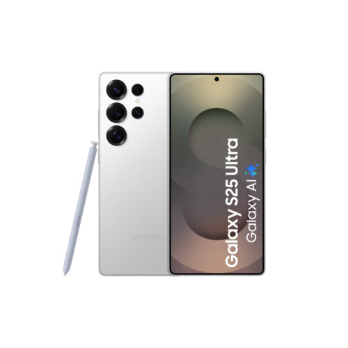 SAMSUNG Galaxy S25 Ultra - 5G - Snapdragon 8 Elite - 256 GB - Titanium Wit Zilver Tweedehands