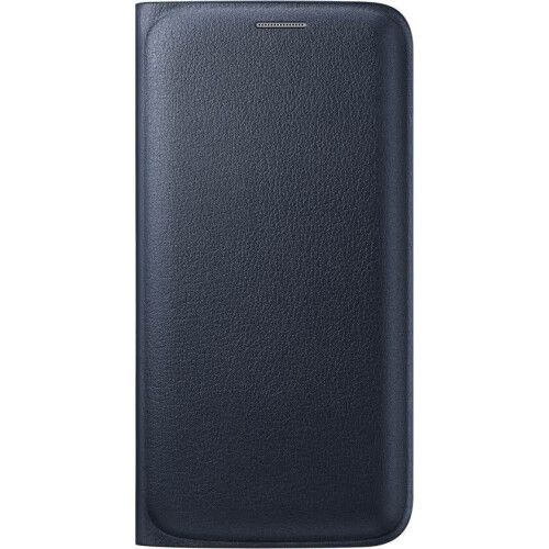 Samsung Galaxy S6 edge - Flip Wallet - Verbeterde bescherming en pasjeshouder - Zwart
