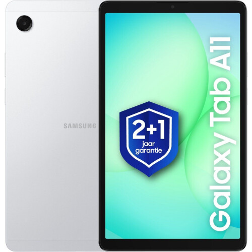 Samsung Galaxy Tab A11 - Wifi - 128GB - Silver + 1 jaar extra garantie