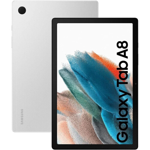 Samsung Galaxy Tab A8 (10.5", 2021) - Zilver - 32 GB - WiFi + 4G