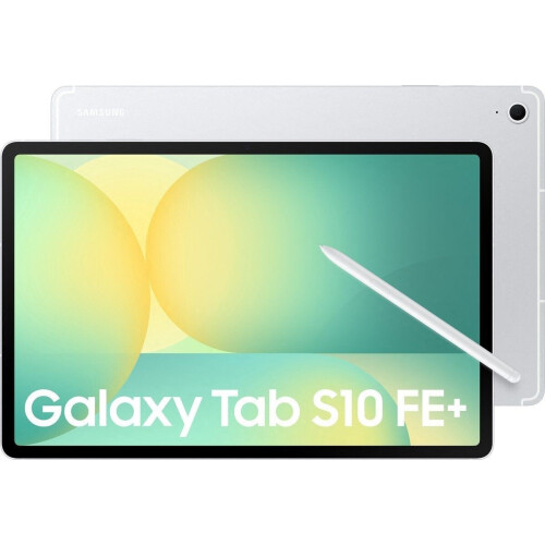 Samsung Galaxy Tab S10 FE+ - Tablet - 12GB RAM - 256GB opslag - Zilver Tweedehands