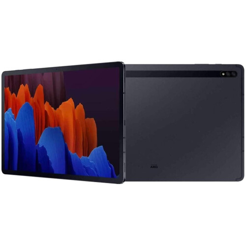 Samsung Galaxy Tab S7+ (12.4", 2020) - Zwart - 128 GB - WiFi + 5G