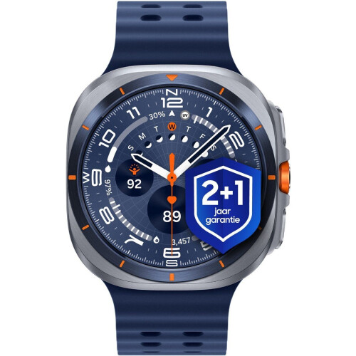 Samsung Galaxy Watch Ultra (2025) - Smartwatch - 47mm - E-simkaart - Titanium Blue Tweedehands