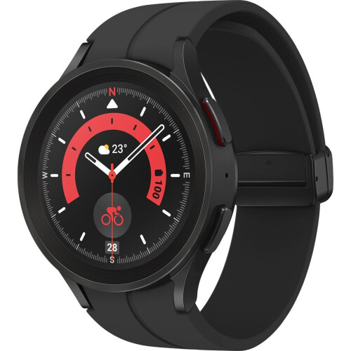 Samsung Galaxy Watch5 Pro - Smartwatch - 3,56 cm Super AMOLED GPS - Zwart Tweedehands