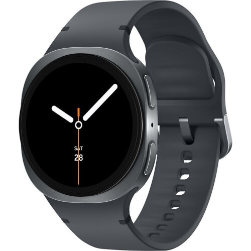 Samsung Galaxy Watch8 40 mm aluminium kast graphite op Sport Band S/M graphite - Wi-Fi + 4G