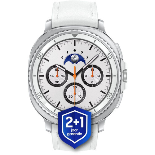 Samsung Galaxy Watch8 Classic - Smartwatch - 46mm - Bluetooth + 4G - RVS Wit