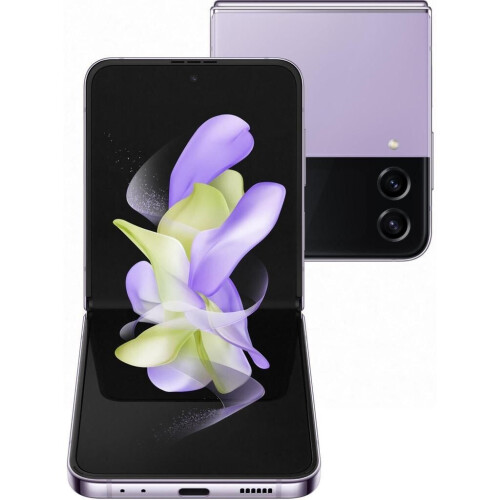 Samsung Galaxy Z Flip4 - Donkerpaars - 128 GB - Fysieke simkaart + eSIM