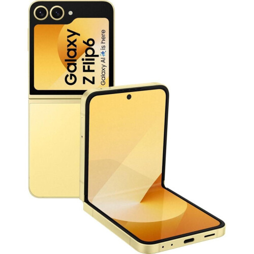 Samsung Galaxy Z Flip6 - Geel - 256 GB - Fysieke simkaart + eSIM