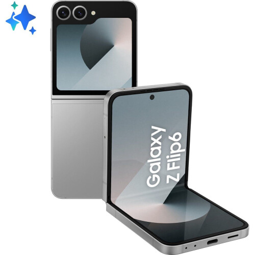 Samsung Galaxy Z Flip6 - Snapdragon 8 Gen 3 - 256GB - Silver Shadow