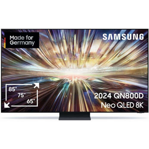 Samsung Gq85qn800dtxzg Neo Qled Smart Tv - Gaming Functies - 8k - Ultra Viewing Angle - Nq8 Ai Gen2-processor - 85 Inch | Nieuw (outlet)