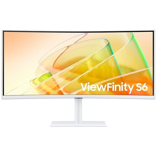 Samsung LS34C650TAUXEN - Thunderbolt Monitor - 34"3440x1440 100Hz Curved - Wit Tweedehands