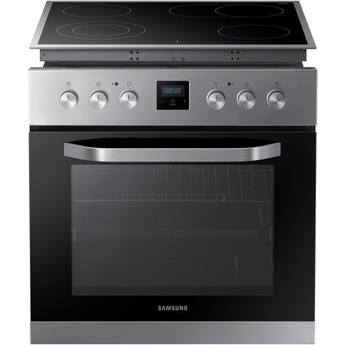SAMSUNG NB69R2300RS - Inbouw oven en keramische kookplaat set - 4 kookzones - Roestvrij staal en zwart Tweedehands