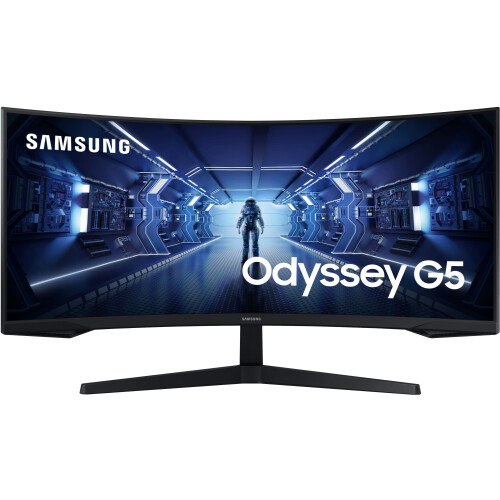 Samsung Odyssey G5 - Gaming Monitor 34"- WQHD 165Hz 1ms - Zwart Tweedehands