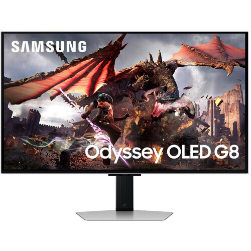 Samsung Odyssey OLED G8 G80SD - 32"QD-OLED Monitor - 4K Resolutie 240Hz - Zilver Tweedehands