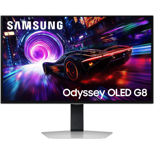 Samsung Odyssey OLED G8 G81SF - 27"QD-OLED 4K 240Hz Glare Free - Zilver Tweedehands