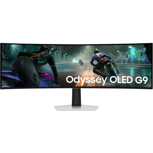 Samsung Odyssey OLED G9 S49DG912S - Curved Monitor - 49 inch - Dual QHD 5120x1440 - 144Hz - Zilver Tweedehands
