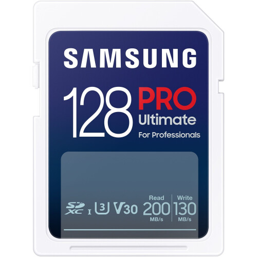 Samsung PRO Ultimate - SDXC Geheugenkaart 128GB - UHS-I tot 200/130 MB/s
