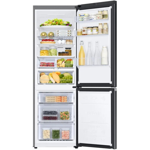 Samsung Rb34c605cb1 - Koel-vriescombinatie - 185.3 Cm - 344l - No Frost - Zwart | Nieuw (outlet)