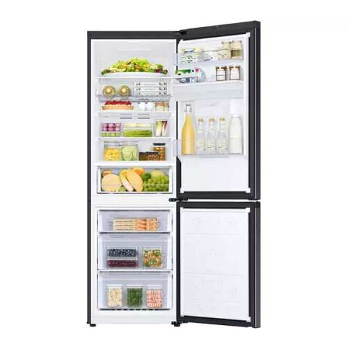 Samsung Rb34c632ebn - Koel-vriescombinatie - 185.3 Cm - 341l - No Frost - Zwart | Nieuw (outlet)