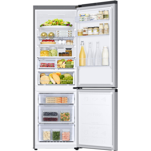 Samsung RB34C675DSAEF - Vrijstaande koelvriescombinatie - No-frost - 185x60 cm - Silver