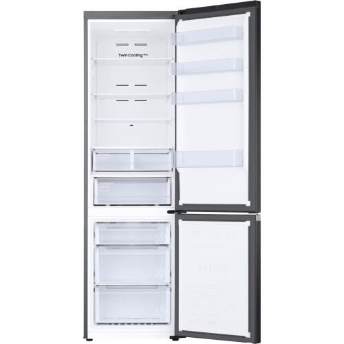 Samsung Rb38c607ab1 - Koelvriescombinatie - 203 Cm - 387l - No Frost & Twin Cooling Plus - Zwart | Nieuw (outlet)