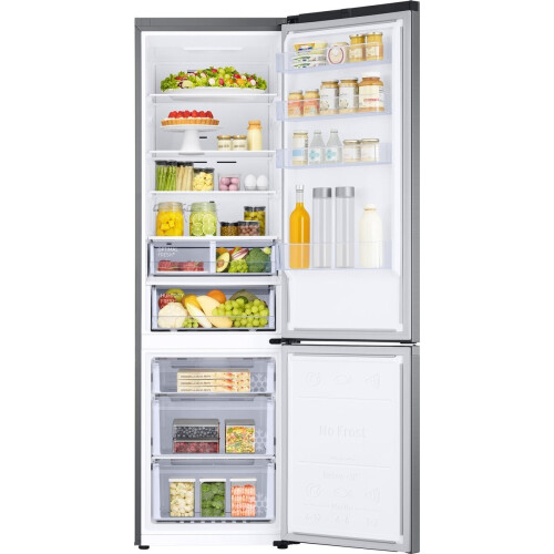 Samsung Rb38c607as9 - Koel-vriescombinatie - Zilver - Rvs - Met Wi-fi | Nieuw (outlet)