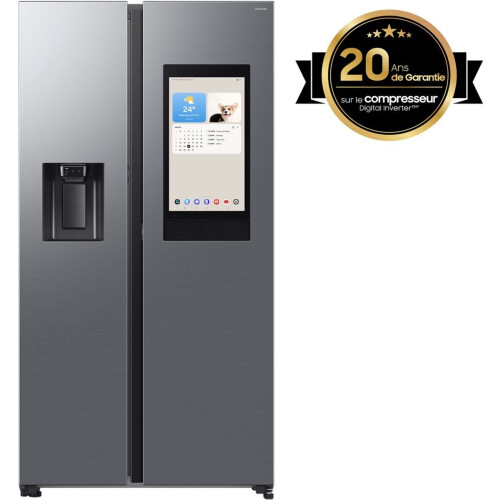 Samsung RS90F66BETEF - Amerikaanse koelkast - Twin Cooling Plus No Frost - Zilver (mat)