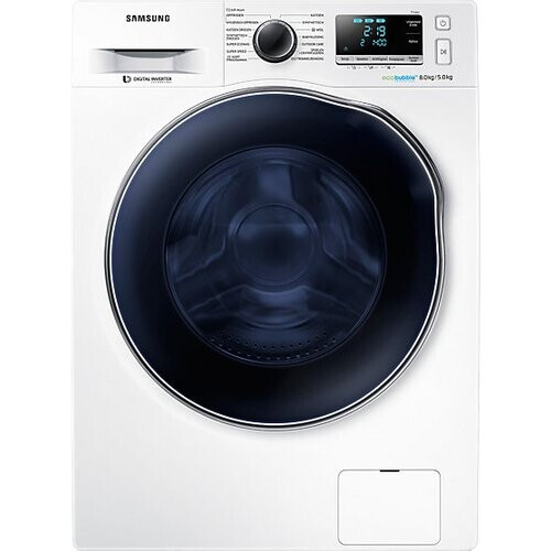 Samsung Wd80j6a00aw - Was-droogcombinatie - 8 Kg Wassen - 5 Kg Drogen - 1400 Tpm - Ecobubble - Energieklasse A | Nieuw (outlet) Tweedehands