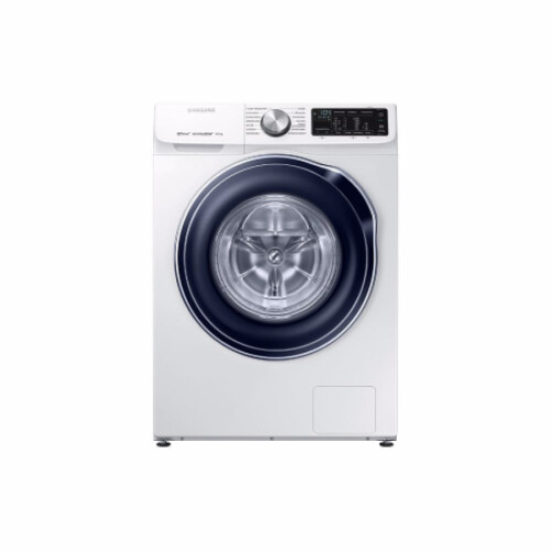 Samsung WW8BM642OBW - Wasmachine - 8 kg - 1400 toeren - QDrive™&EcoBubble™ - Wit met donkerblauwe deur Tweedehands